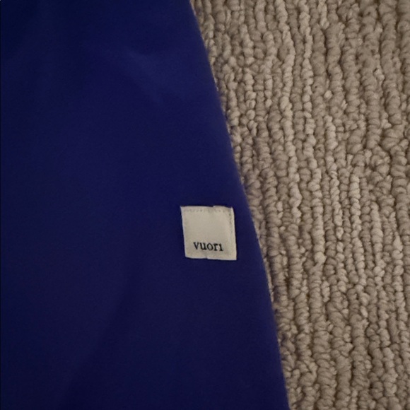 Women's Blue High-Waisted Shorts - Picture 3 of 4